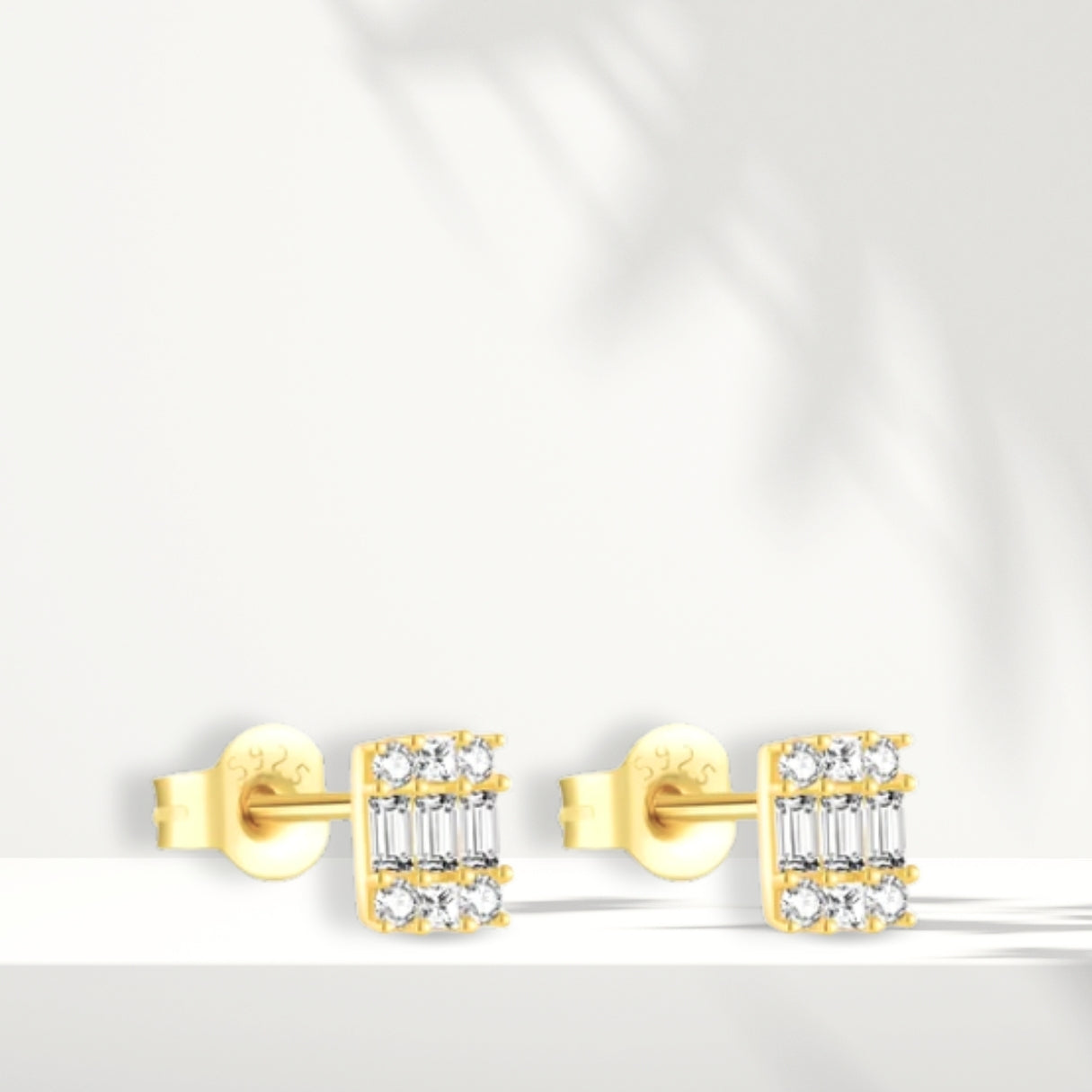 Orecchini placcati in oro