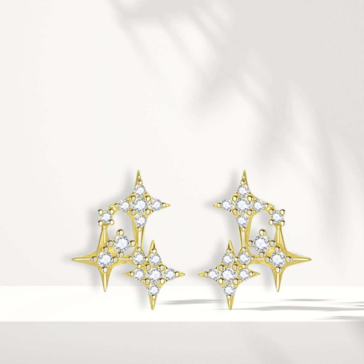 Orecchini placcati in oro