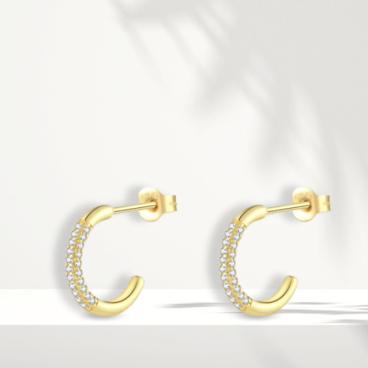 Orecchini placcati in oro