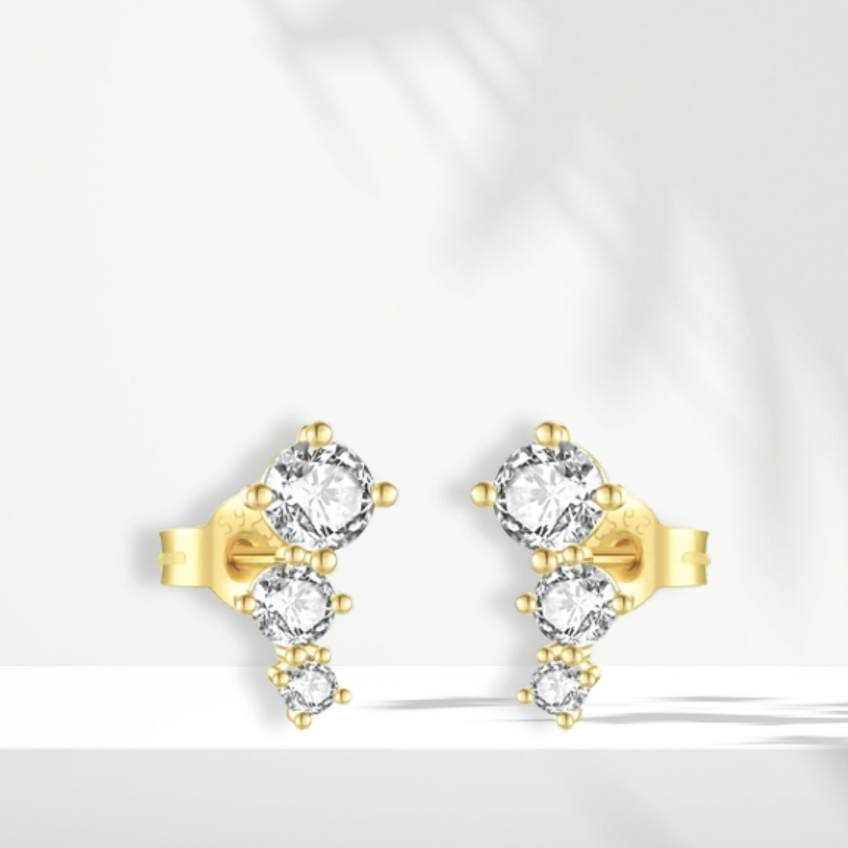 Orecchini placcati in oro