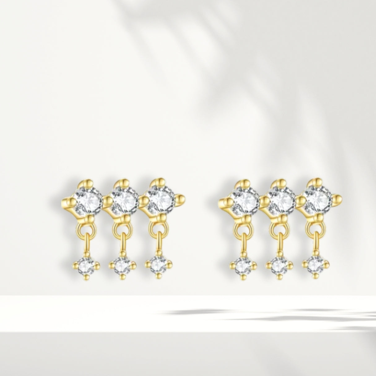 Orecchini placcati in oro