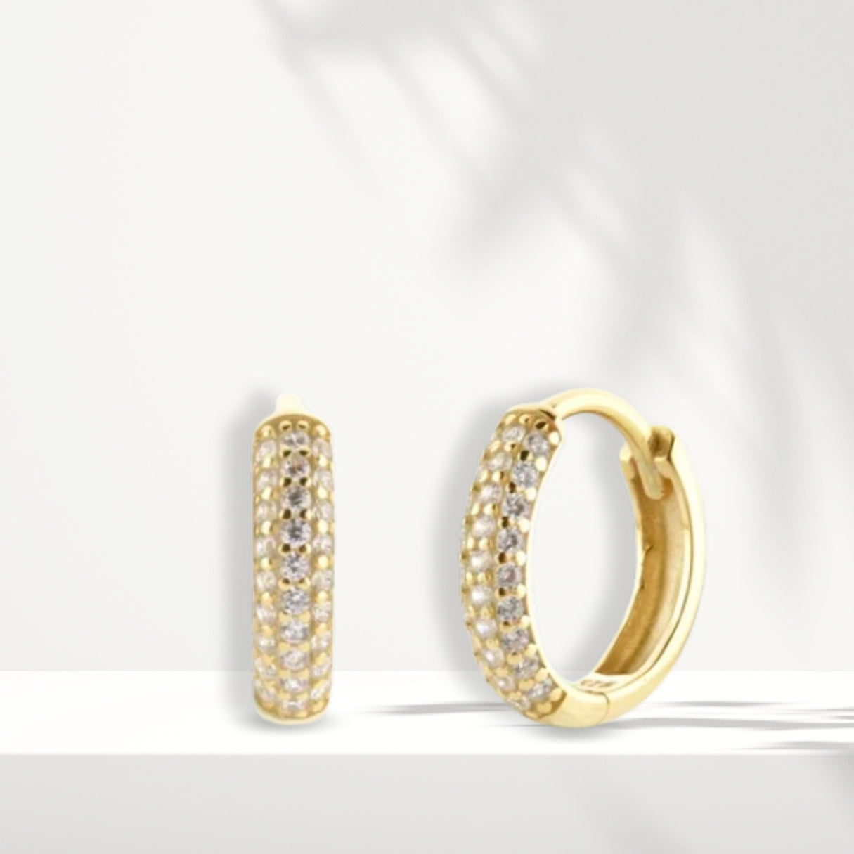 Orecchini placcati in oro