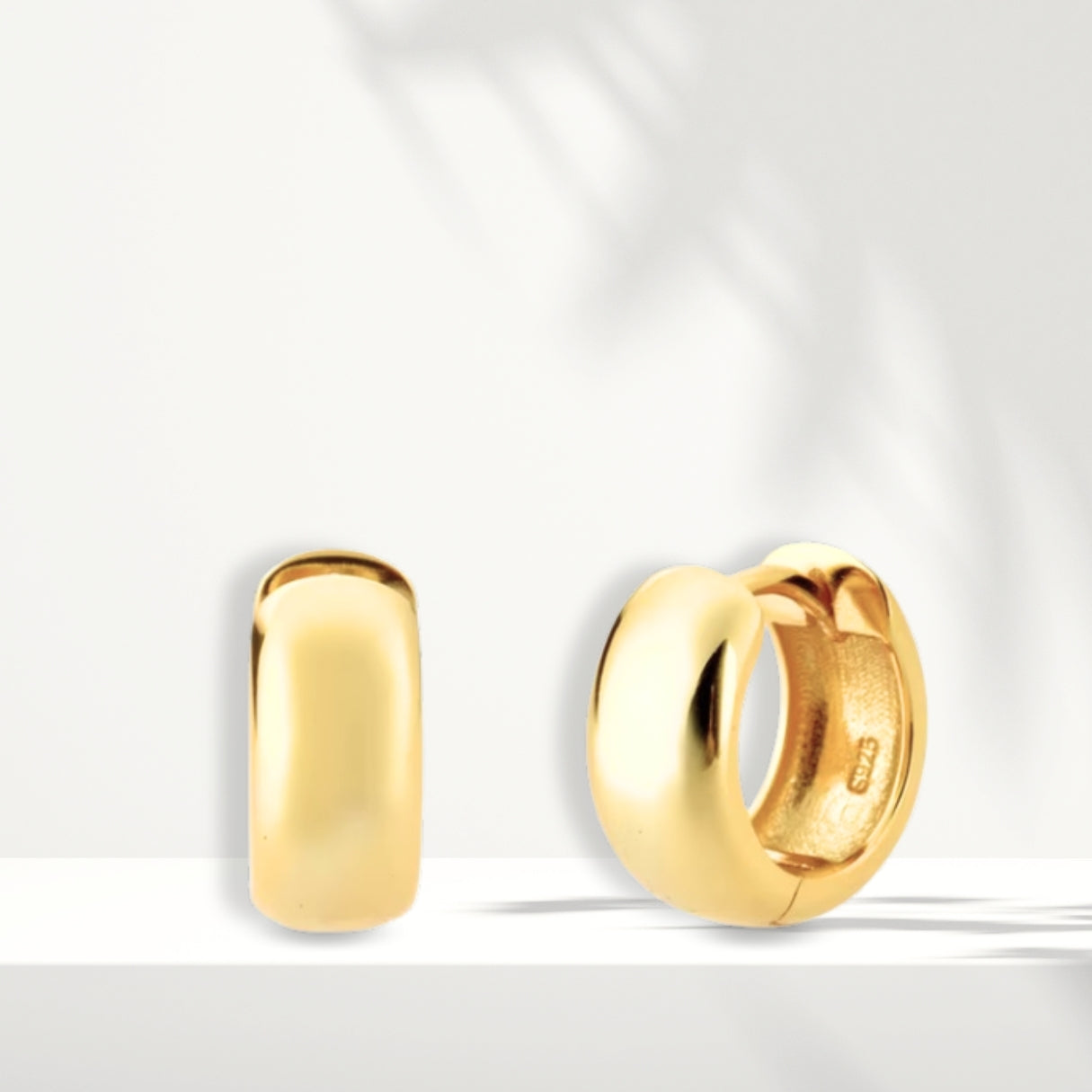 Orecchini placcati in oro