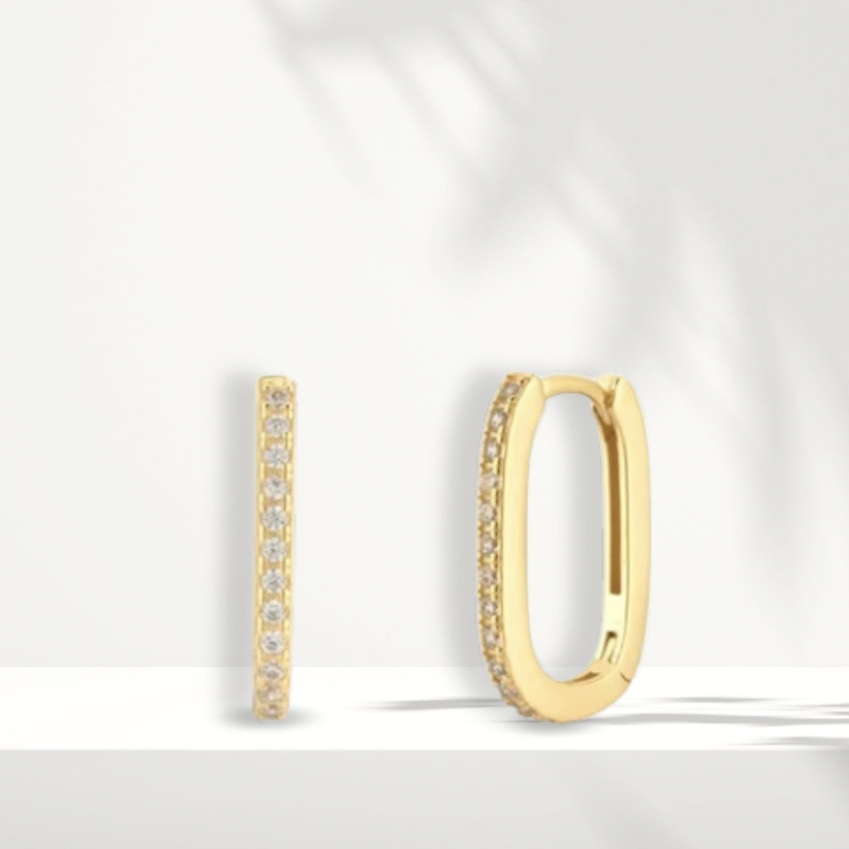 Orecchini placcati in oro