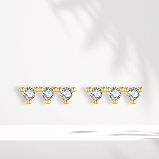 Orecchini in argento bianco