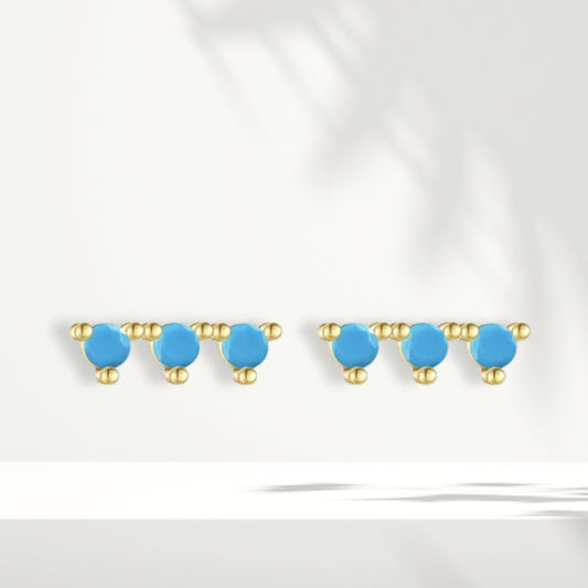 Orecchini in argento bianco