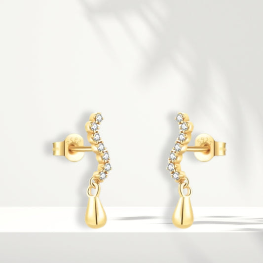 Orecchini placcati in oro