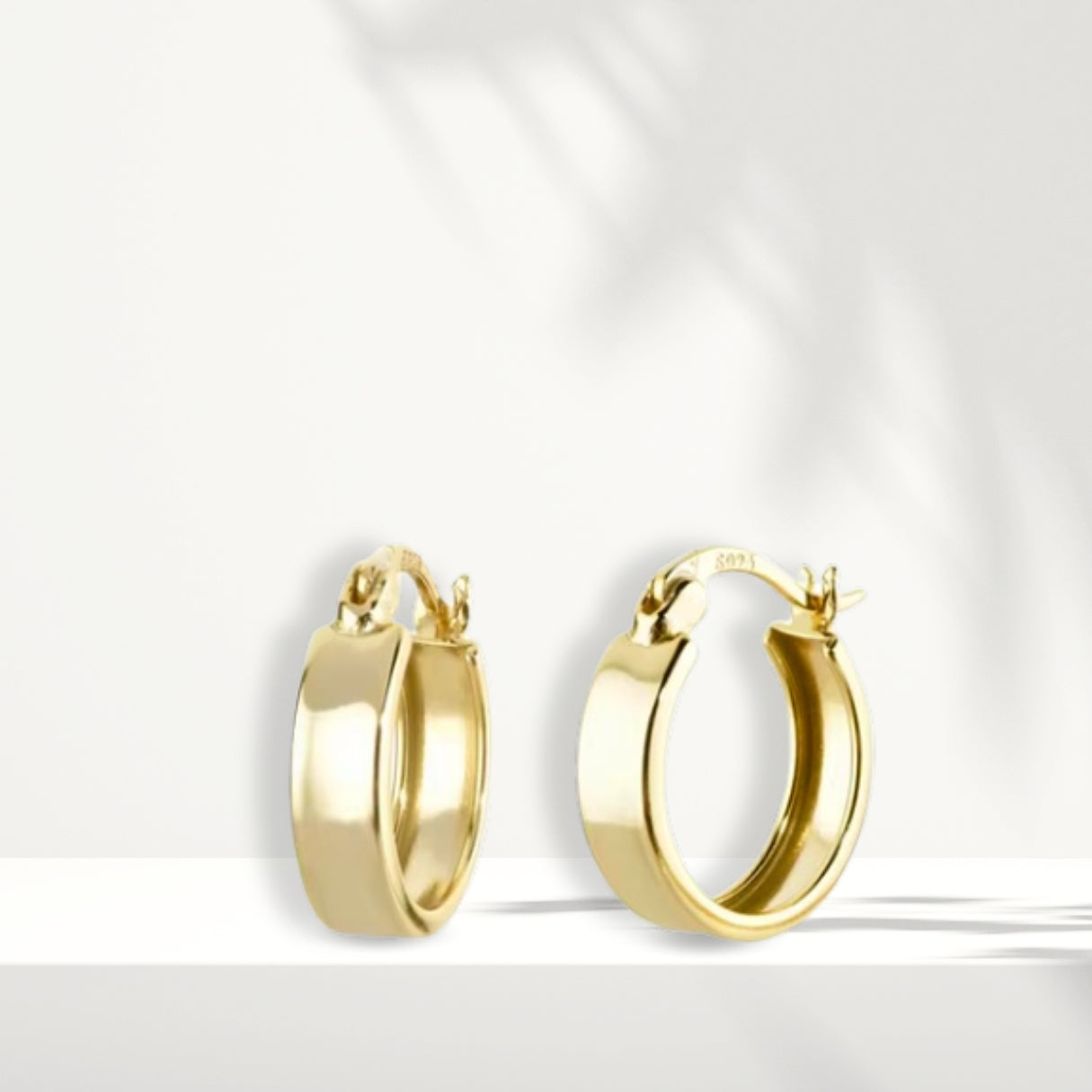 Orecchini placcati in oro