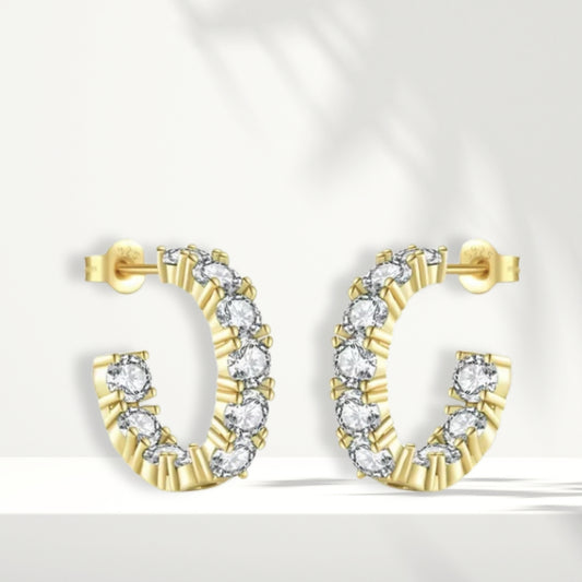 Orecchini placcati in oro