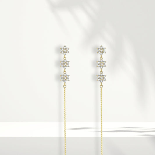 Orecchini placcati in oro