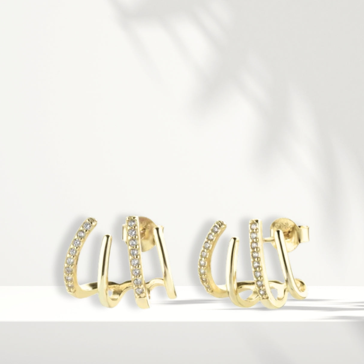 Orecchini placcati in oro