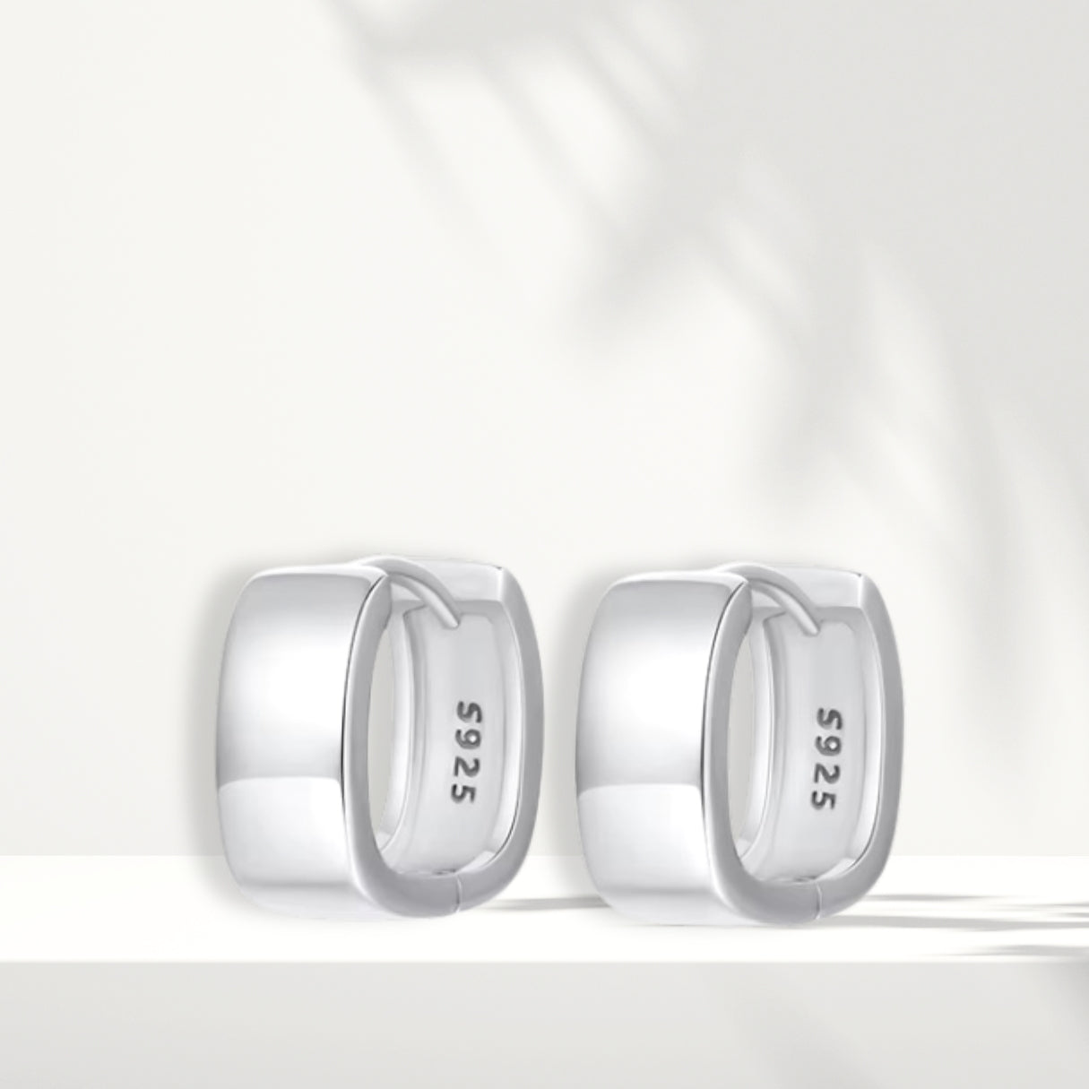 Orecchini in argento bianco