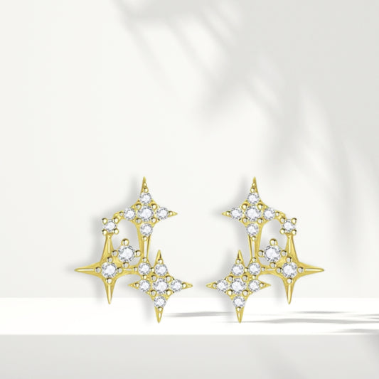 Orecchini placcati in oro