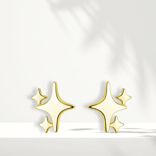 Orecchini placcati in oro