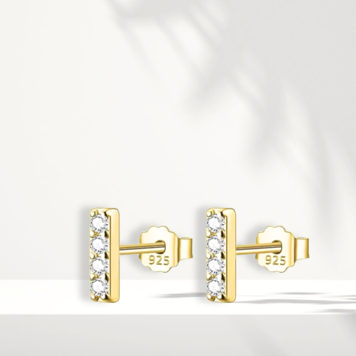 Orecchini placcati in oro