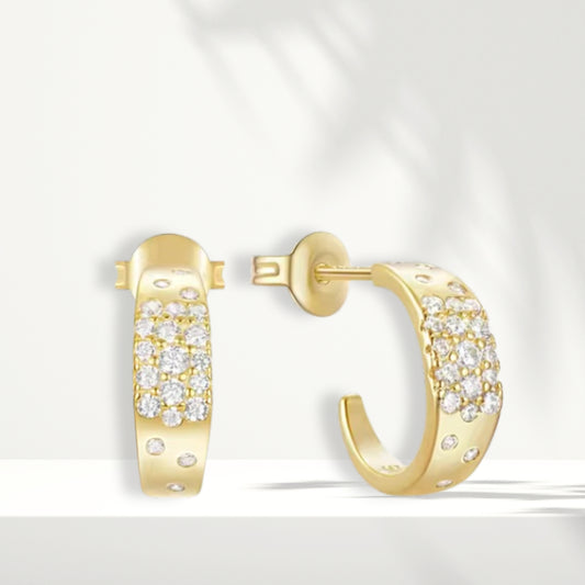 Orecchini placcati in oro