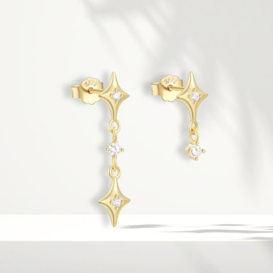 Orecchini placcati in oro