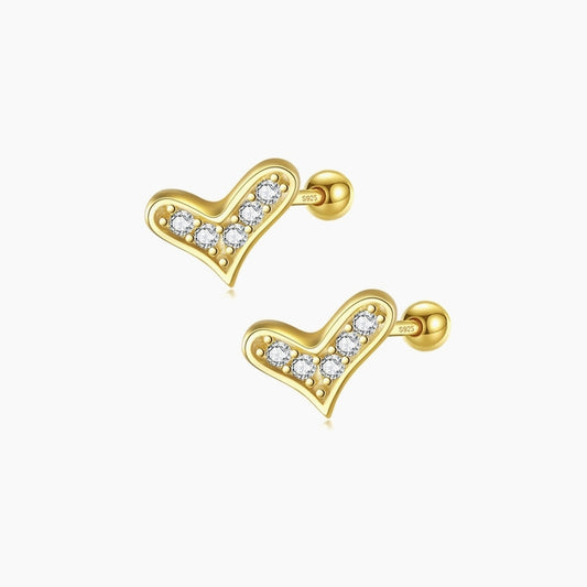 Orecchini placcati in oro