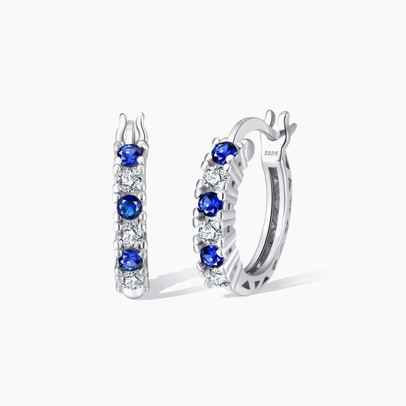 Orecchini in argento bianco