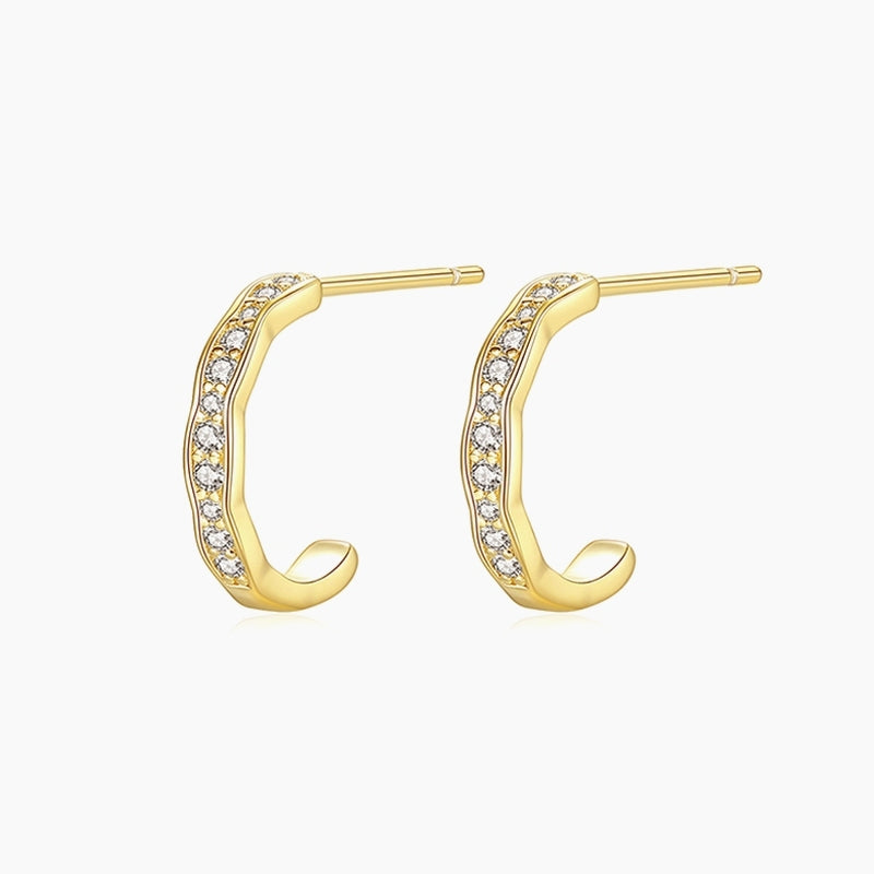 Orecchini placcati in oro