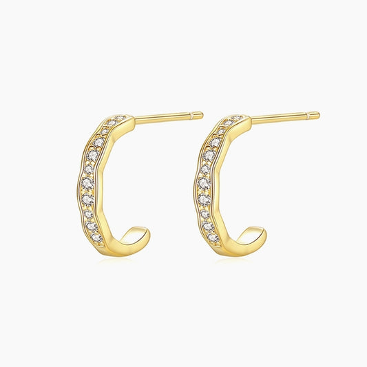 Orecchini placcati in oro