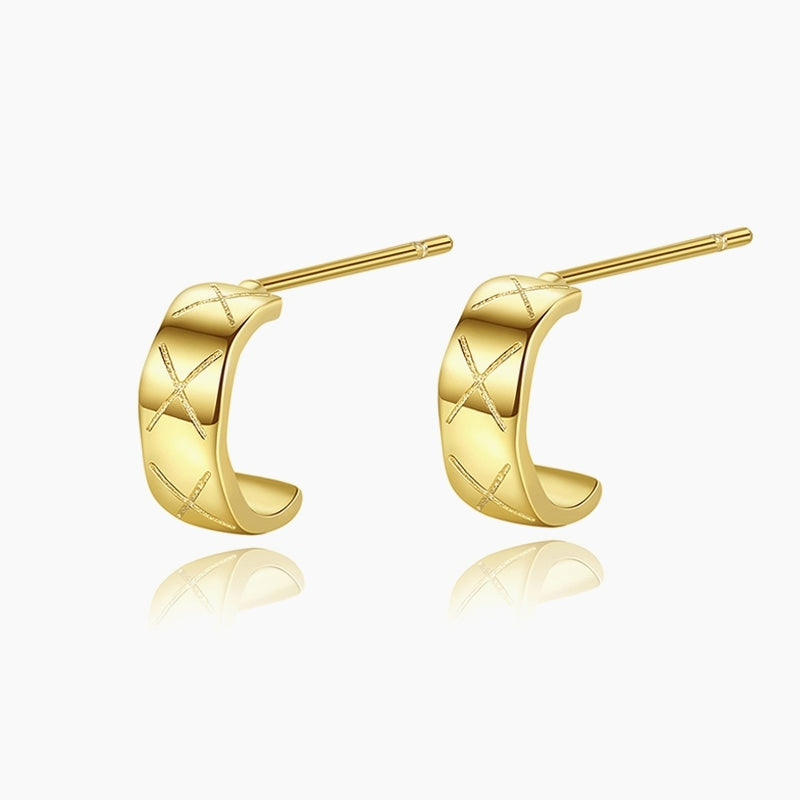 Orecchini placcati in oro