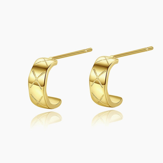 Orecchini placcati in oro