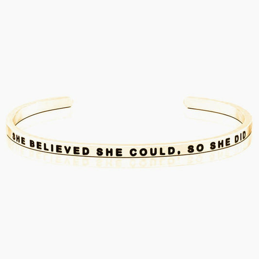 Armband mit Botschaft